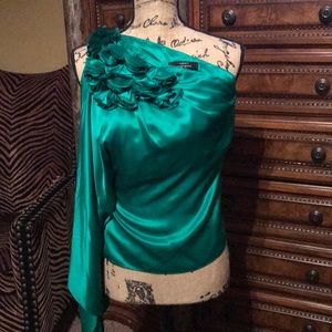 Robert Rodriguez original silk blouse.